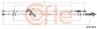 2CB.FI011 COF - Linka zmiany biegów COFLE FIAT