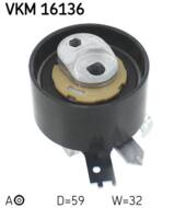 VKM16136 - Sprzęgło alternatora SKF DACIA/ DB