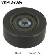 VKM34034 - Rolka paska w-klin.SKF FORD 98- /plastikowa/