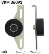VKM36091 - Rolka rozrządu napinająca SKF DACIA