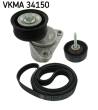 VKMA34150 - Zestaw paska w-klin.SKF FORD