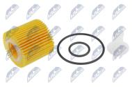 FOF-TY-025 - Filtr oleju NTY /zestaw/ TOYOTA AURIS 1.33 09- /z plastikowym noskiem w zestawie/