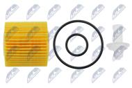 FOF-TY-025 - Filtr oleju NTY /zestaw/ TOYOTA AURIS 1.33 09- /z plastikowym noskiem w zestawie/