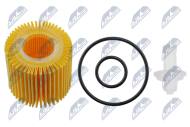 FOF-TY-025 - Filtr oleju NTY /zestaw/ TOYOTA AURIS 1.33 09- /z plastikowym noskiem w zestawie/