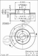 08.2792.10 - Tarcza hamulcowa BREMBO ALFA ROMEO 33 83-85