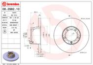 08.2982.10 - Tarcza hamulcowa BREMBO VAG LT 28-55 -96