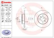 08.3147.14 - Tarcza hamulcowa BREMBO RENAULT R5.TWINGO