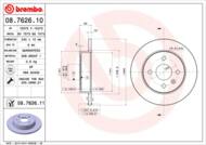 08.7626.11 - Tarcza hamulcowa BREMBO 240x9,9 /tył/ Astra G, Meriva,, Astra H