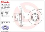 08.7822.10 - Tarcza hamulcowa BREMBO DAEWOO MATIZ 98-