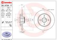 08.A729.17 - Tarcza hamulcowa BREMBO /z łoż./ PSA