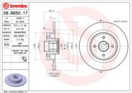 08.B650.17 - Tarcza hamulcowa BREMBO /z łoż./ RENAULT