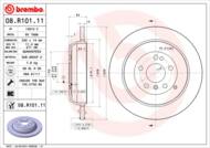 08.R101.11 - Tarcza hamulcowa BREMBO /tył/ DB W164 ML-KLASA 05-