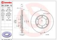 09.5194.10 - Tarcza hamulcowa BREMBO NISSAN PATROL 79-97