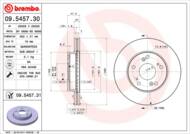 09.5457.31 - Tarcza hamulcowa BREMBO HONDA CIVIC 01-05