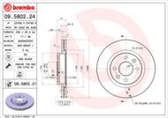 09.5802.21 - Tarcza hamulcowa BREMBO RENAULT MEGANE 96-02