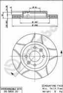 09.5802.76 - Tarcza hamulcowa BREMBO RENAULT MEGANE 96-02