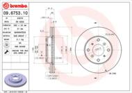 09.6753.10 - Tarcza hamulcowa BREMBO HONDA PRELUDE 91-01 2.0I 16V