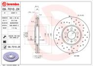 09.7010.2X - Tarcza hamulcowa BREMBO VAG GOLF IV 97-03 1.8T