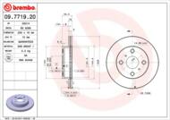 09.7719.20 - Tarcza hamulcowa BREMBO TOYOTA STARLET 90-91