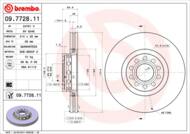 09.7728.11 - Tarcza hamulcowa BREMBO VAG A8 94-98