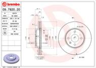 09.7820.20 - Tarcza hamulcowa BREMBO DAEWOO NUBIRA 03- WEN.