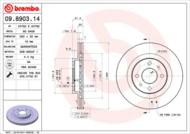 09.8903.14 - Tarcza hamulcowa BREMBO LADA 110. 111 96-