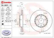 09.8937.11 - Tarcza hamulcowa BREMBO RENAULT TRAFIC 01-