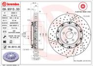 09.9313.33 - Tarcza hamulcowa BREMBO /przód/ DB C197 SLS AMG 10-