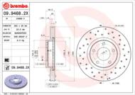 09.9468.2X - Tarcza hamulcowa BREMBO MAZDA 5 05- KOŁA 16-17