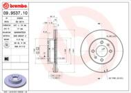 09.9537.10 - Tarcza hamulcowa BREMBO HYUNDAI ACCENT 00-02