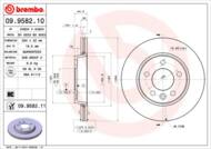 09.9582.11 - Tarcza hamulcowa BREMBO /tył/ VAG T5 03-