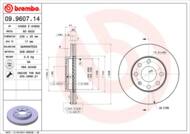 09.9607.14 - Tarcza hamulcowa BREMBO OPEL ASTRA F 91-97