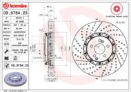 09.9764.23 - Tarcza hamulcowa BREMBO DB W204 C-KLASA 08- C63AMG