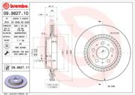 09.9827.11 - Tarcza hamulcowa BREMBO 308x20 /tył/ VOLVO