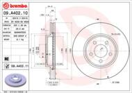 09.A402.11 - Tarcza hamulcowa BREMBO /przód/ CHRYSLER 300C 04-