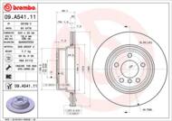 09.A541.11 - Tarcza hamulcowa BREMBO /tył/ BMW X5 01-07 WEN. 4.4