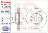 09.A621.11 - Tarcza hamulcowa BREMBO DB W204 C-KLASA 07-