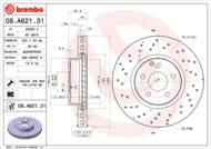 09.A621.31 - Tarcza hamulcowa BREMBO DB W204 C-KLASA 07-