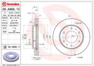 09.A868.11 - Tarcza hamulcowa BREMBO MITSUBISHI L200 05-