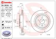 09.B026.11 - Tarcza hamulcowa BREMBO /tył/ VOLVO XC60 08-