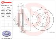 09.B622.10 - Tarcza hamulcowa BREMBO /przód/ MAZDA B-SERIA 02-