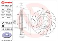 09.B807.51 - Tarcza hamulcowa BREMBO /przód/ DB W246 B-KLASA 11-