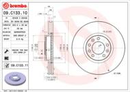 09.C133.11 - Tarcza hamulcowa BREMBO /przód/ PSA 508 10-