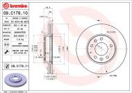 09.C179.11 - Tarcza hamulcowa BREMBO MAZDA 6 02-07 2.0 - 2.3