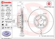 09.C397.13 - Tarcza hamulcowa BREMBO /przód/ BMW 3 F30 11-