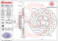 09.C400.13 - Tarcza hamulcowa BREMBO /tył/ BMW 3 F30 12-