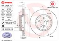 09.C401.13 - Tarcza hamulcowa BREMBO /tył/ BMW 3 F30 12-