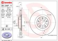 09.C497.11 - Tarcza hamulcowa BREMBO /przód/ ALFA ROMEO GIULIA 16-