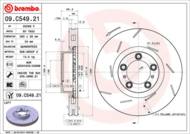 09.C549.21 - Tarcza hamulcowa BREMBO PORSCHE PANAMERA 09- LP