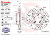 09.C877.11 - Tarcza hamulcowa BREMBO /przód/ PORSCHE 911 (996) 02-05